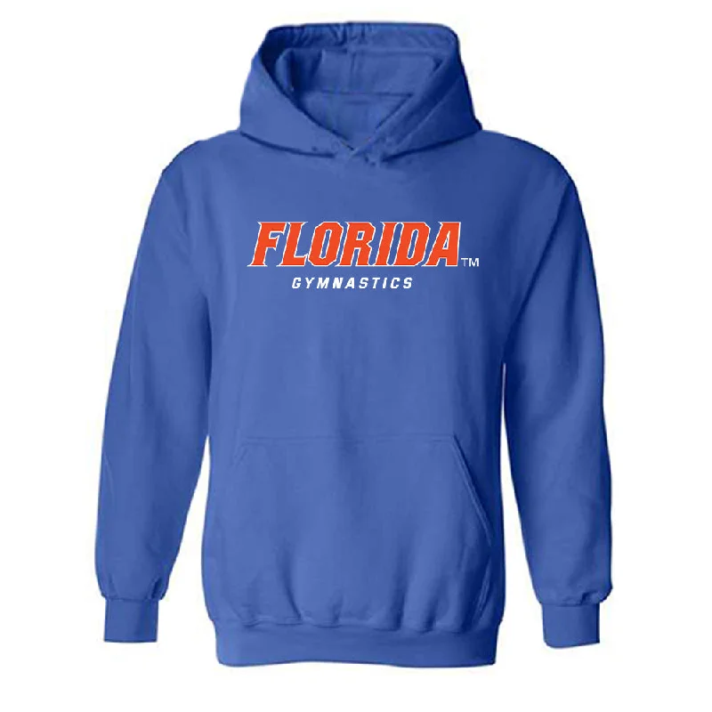 Florida - NCAA Women's Gymnastics : Brianna Edwards - Replica Shersey Hooded Sweatshirt Hoodie with Hood Adjustable Protection