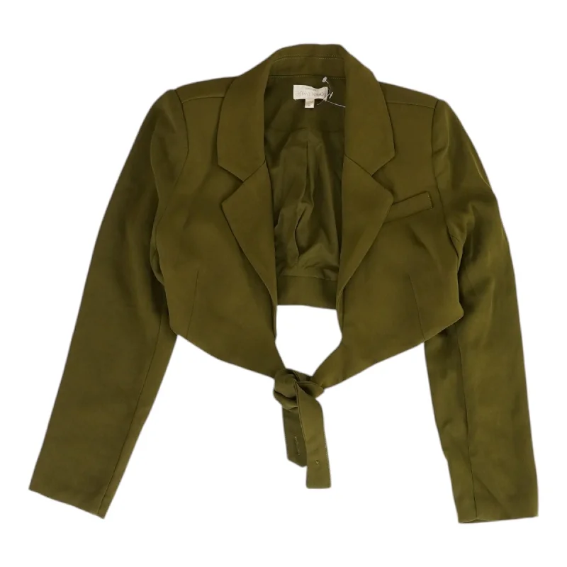 Green Solid Blazer Women's Solid Blazer