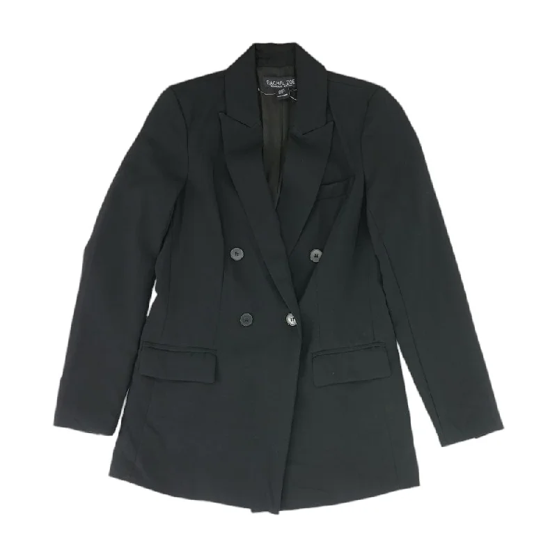 Black Solid Blazer Women's High-End Blazer