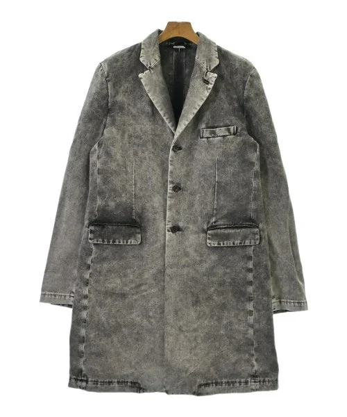 BLACK COMME des GARCONS Chesterfield coats Raincoat Turtleneck Coat Wrap Coat