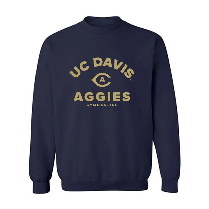UC Davis - NCAA Women's Gymnastics : Isabella Fitz-Gerald - Classic Shersey Crewneck Sweatshirt Hoodie with Logo Branding Identity