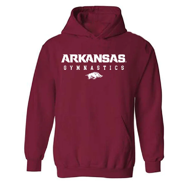 Arkansas - NCAA Women's Gymnastics : Jaleigh Lang - Classic Shersey Hooded Sweatshirt Hoodie Sweatshirt Pullover