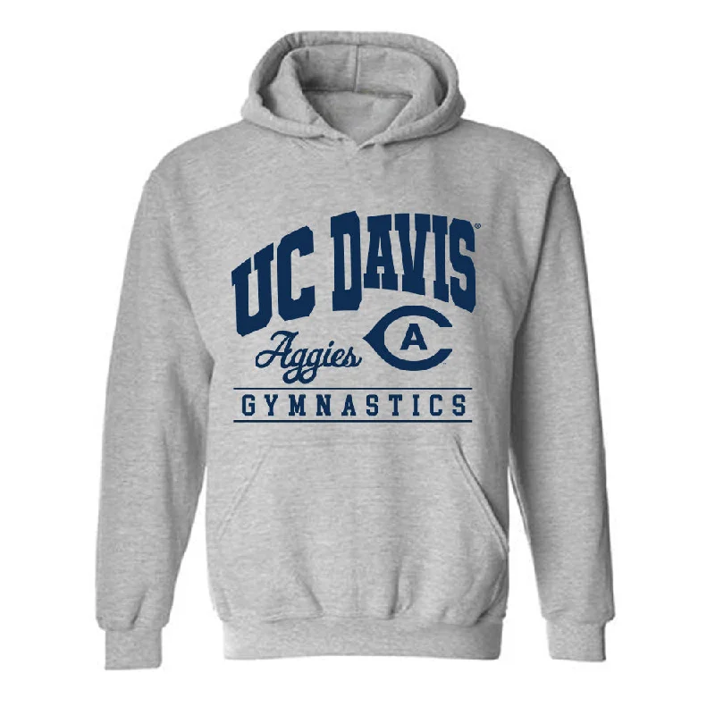 UC Davis - NCAA Women's Gymnastics : Isabella Fitz-Gerald - Classic Shersey Hooded Sweatshirt Hoodie with Hood Adjustable Protection
