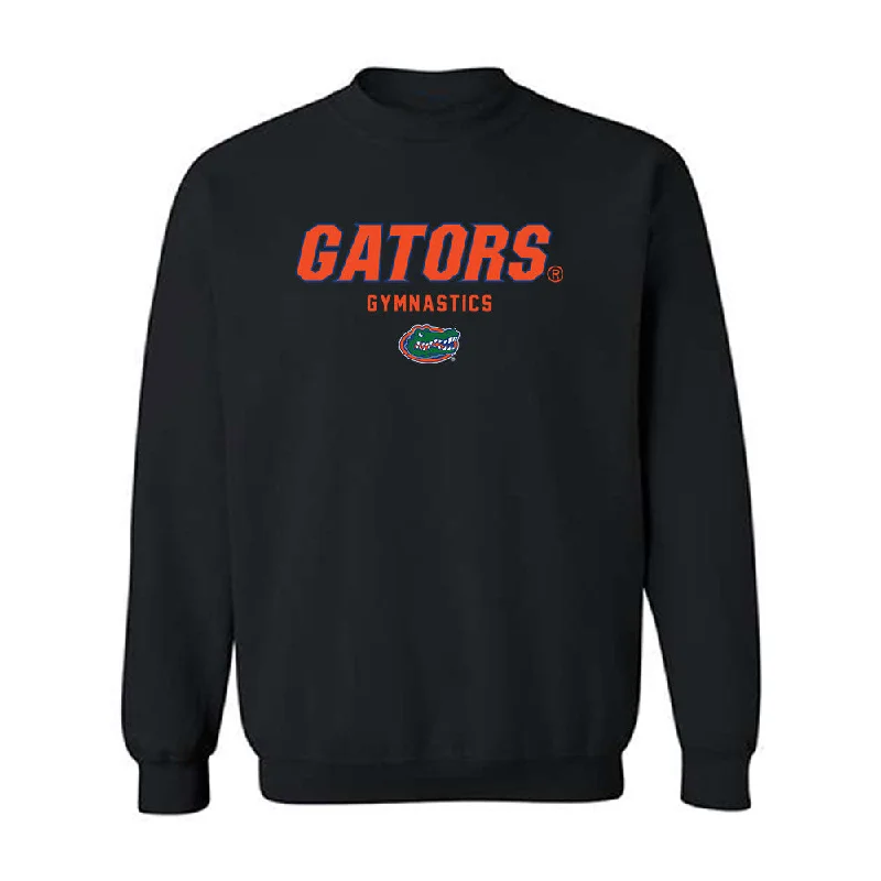 Florida - NCAA Women's Gymnastics : Lily Bruce - Classic Shersey Crewneck Sweatshirt Hoodie with Button Classic Timeless
