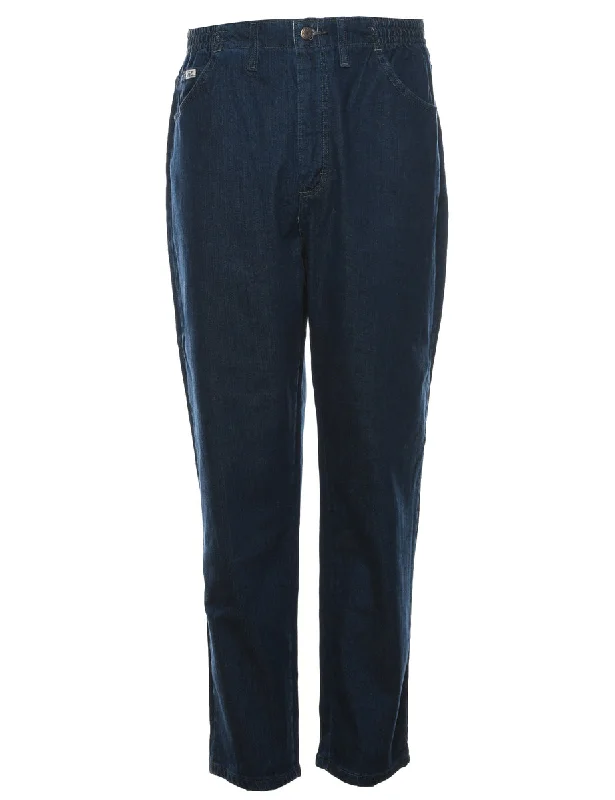 Lee Dark Wash Denim Trousers - W32 L31 Trousers Gym Athletic