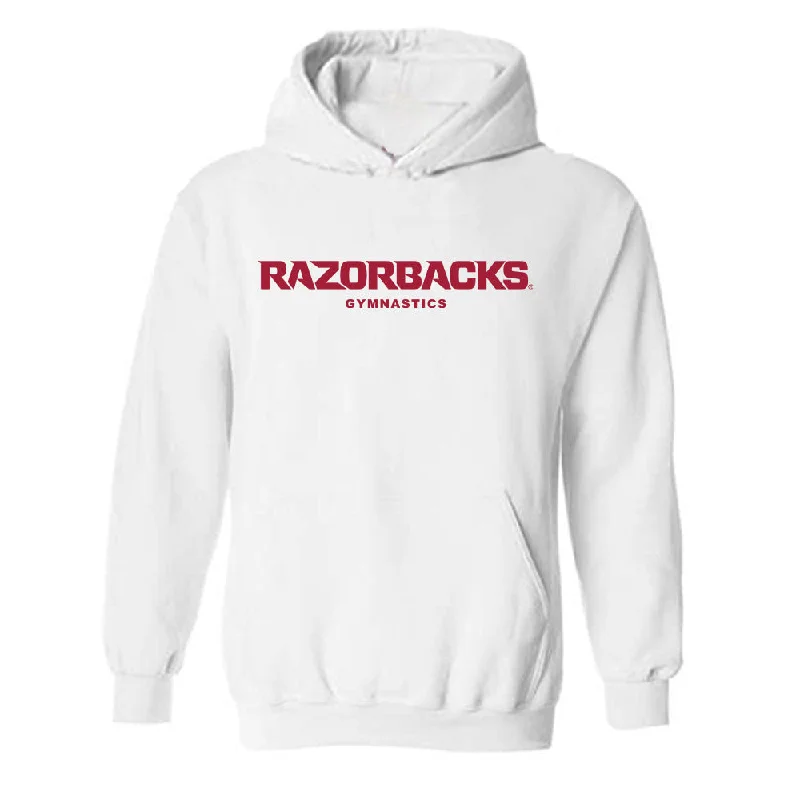 Arkansas - NCAA Women's Gymnastics : Grace Drexler - Classic Shersey Hooded Sweatshirt Hoodie with Contrast Stitching Detailed Premium