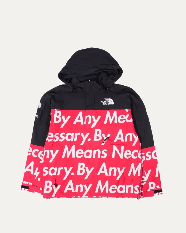 The North Face By Any Means Mountain Jacket Notch Collar Peter Pan Collar Cowl Neck