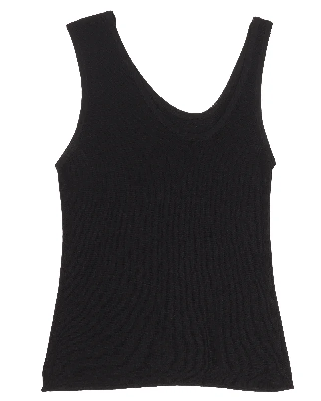 SS98 Tom Ford Era Asymmetrical Strap Tank Top cold shoulder tank