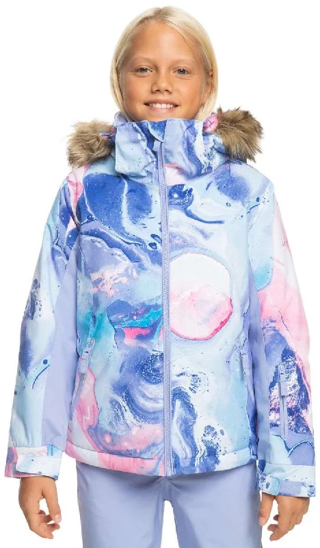 Roxy Junior's American Pie Insulated Jacket 2024 Wool Jacket Cashmere Jacket Tweed Jacket