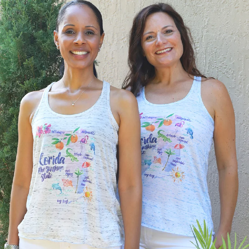 SUNSHINE STATE RACER BACK TANK vintage tank top