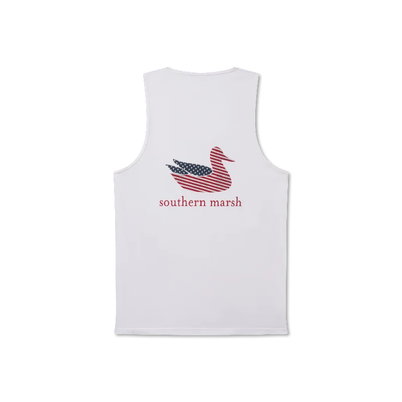 Authentic Flag Tank Top crew neck tank