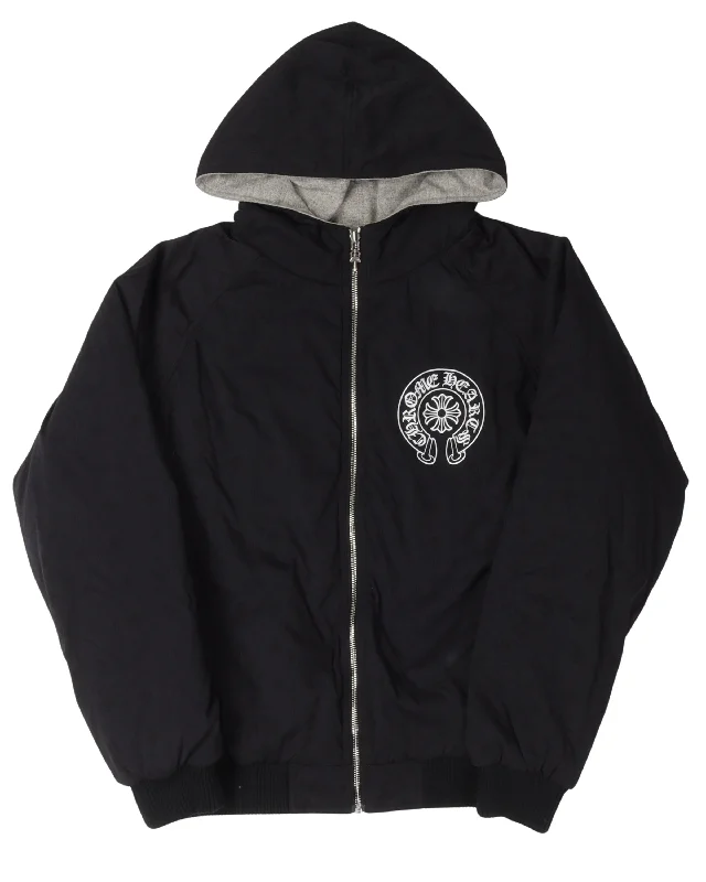 Reversible Scroll & Horseshoe Logo Jacket Striped Jacket Polka Dot Jacket Floral Jacket