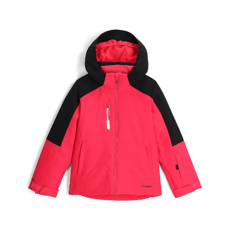 Spyder Girls' Mila Insulated Jacket 2025 Zippered Jacket Buttoned Jacket Snapped Jacket