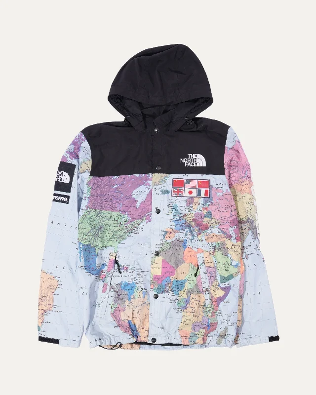 The North Face Expedition Coaches Jacket 'Map' A-Line Jacket Boat Neck Shawl Collar
