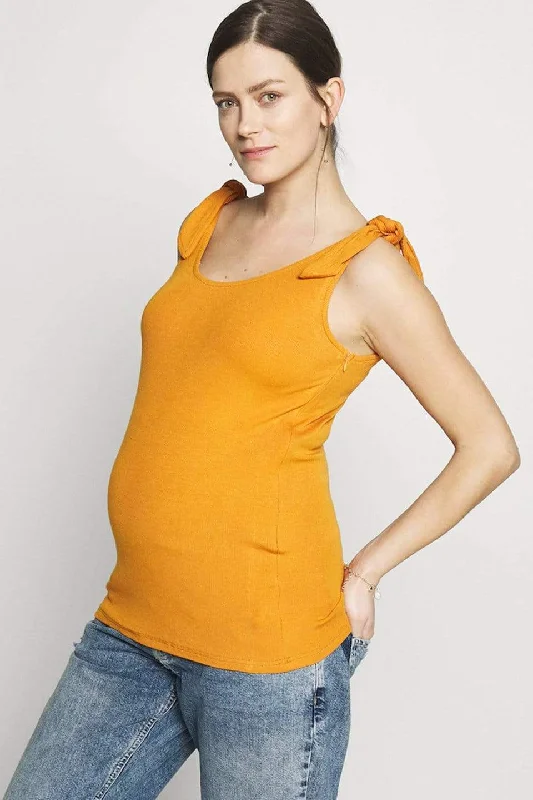 Dale Nursing Tank Nursing Top Marigold strappy tank top