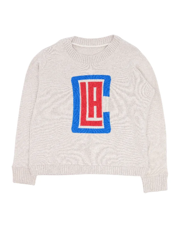 NBA Cashmere Los Angeles Clippers Sweater Bright Pastel Dark
