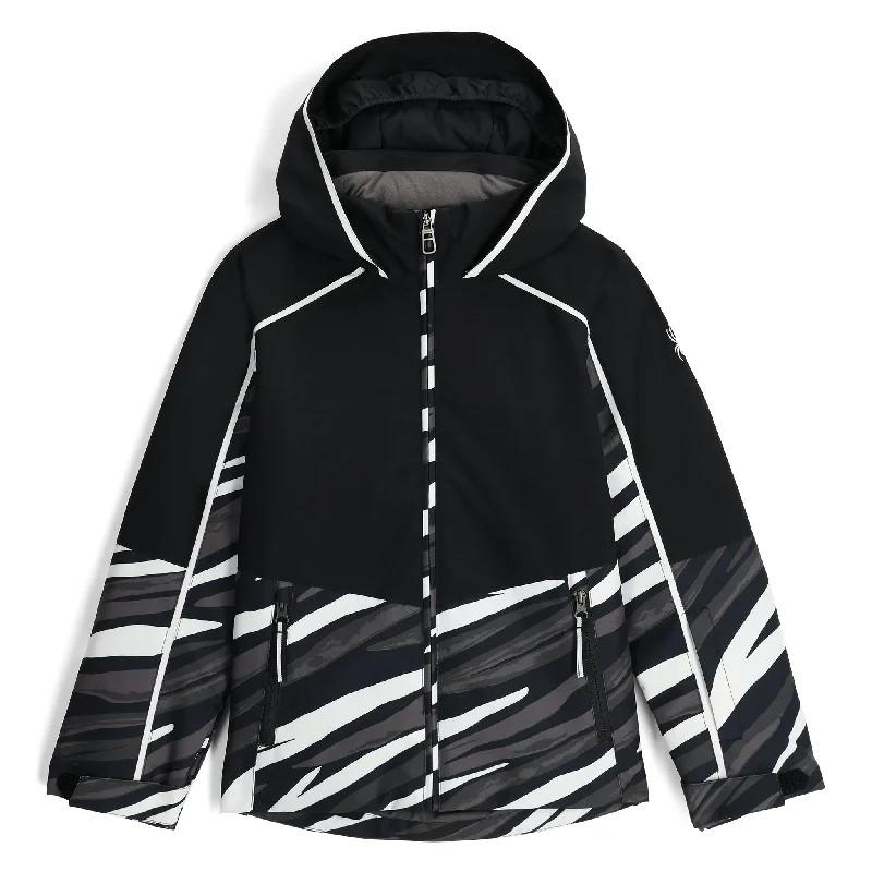 Spyder Youth Conquer Insulated Jacket 2025 Notch Collar Jacket Peter Pan Collar Jacket Cowl Neck Jacket