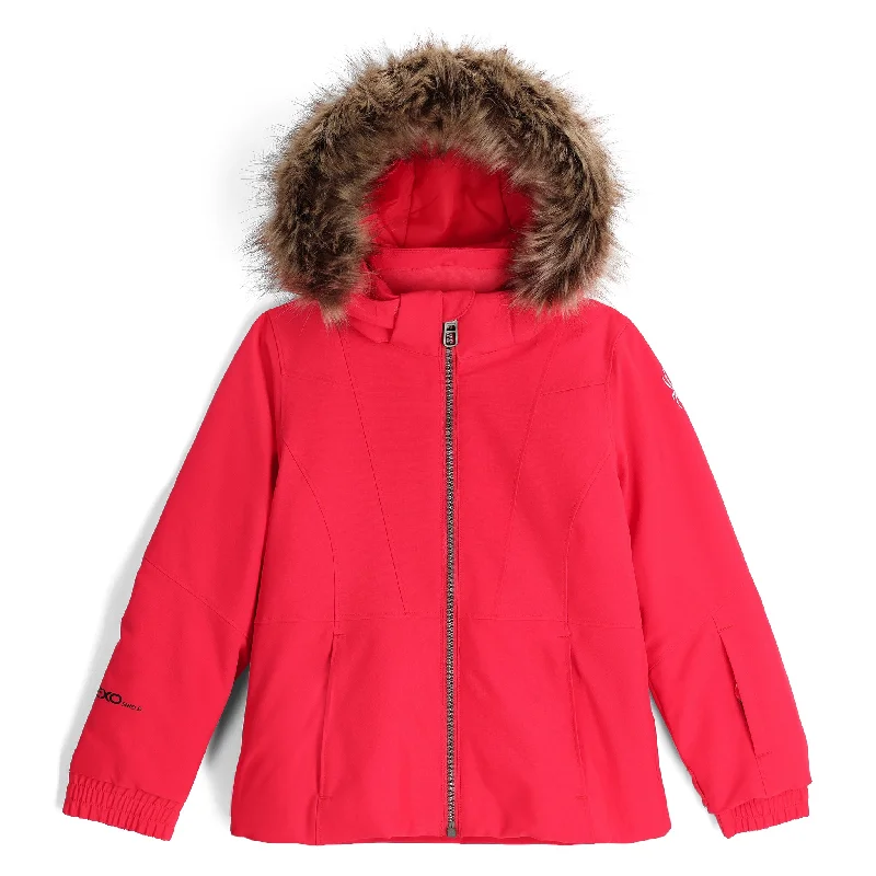 Spyder Girls' Lola Insulated Jacket 2025 Hooded Jacket Caped Jacket Shawl Collar Jacket