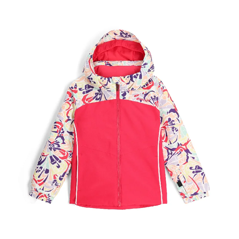 Spyder Youth Conquer Insulated Jacket 2025 One-Shoulder Jacket Off-the-Shoulder Jacket Asymmetrical Jacket