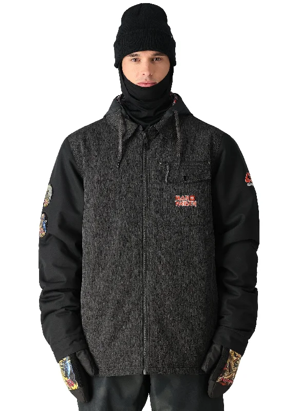 686 Iron Maiden Insulated Battle Jacket 2025 Wool Fabric Cashmere Fabric Tweed Fabric
