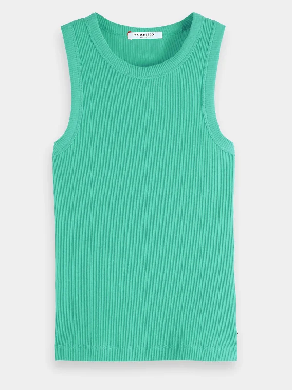 Racer tank playful tank top