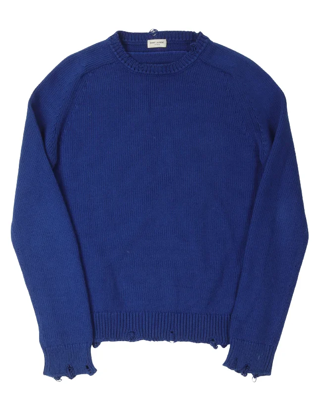 Cotton Knit Sweater Thin Thick Dense