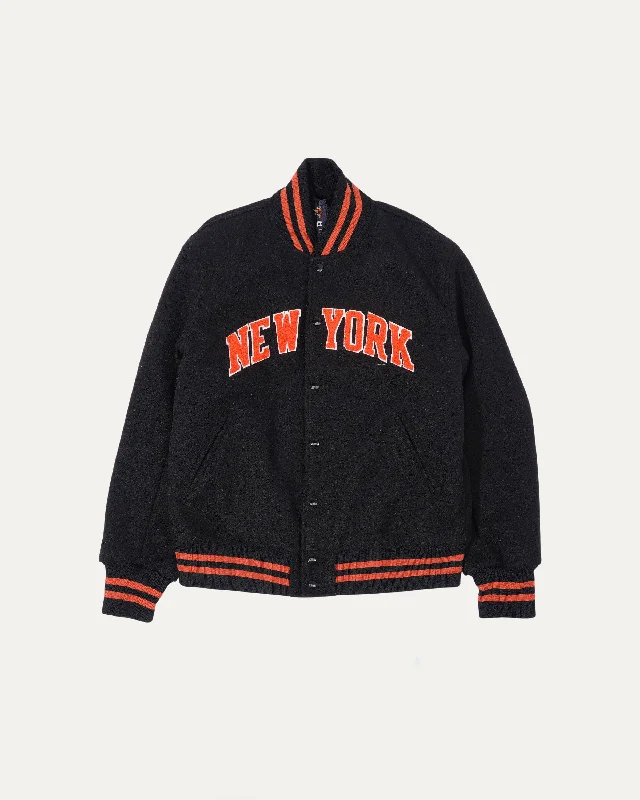 Golden Bear New York Knicks Varsity Jacket Appliqued Jacket Beaded Jacket Sequined Jacket