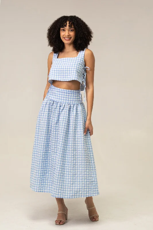 Greta Tank & Skirt Set scoop neck tank