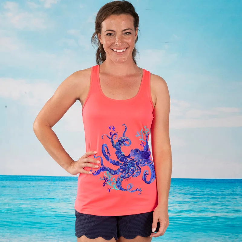 Octopus Performance Tank Top print tank top