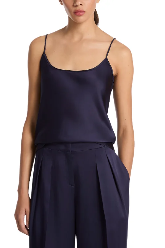 Double Satin Charmeuse Tank trendy tank top