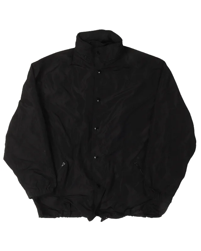 Back Logo Nylon Windbreaker Jacket Trench Coat Raincoat Waterproof Jacket