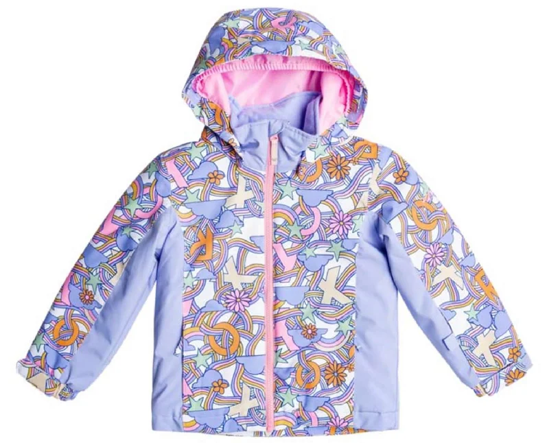 Roxy Junior's Snowy Tale Insulated Jacket 2024 Welt Pockets Slit Pockets Flap Pockets