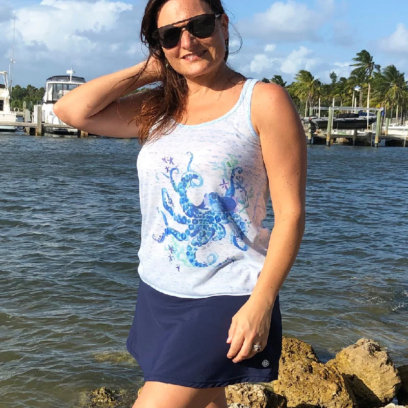 Octopus Tank Top striped tank top