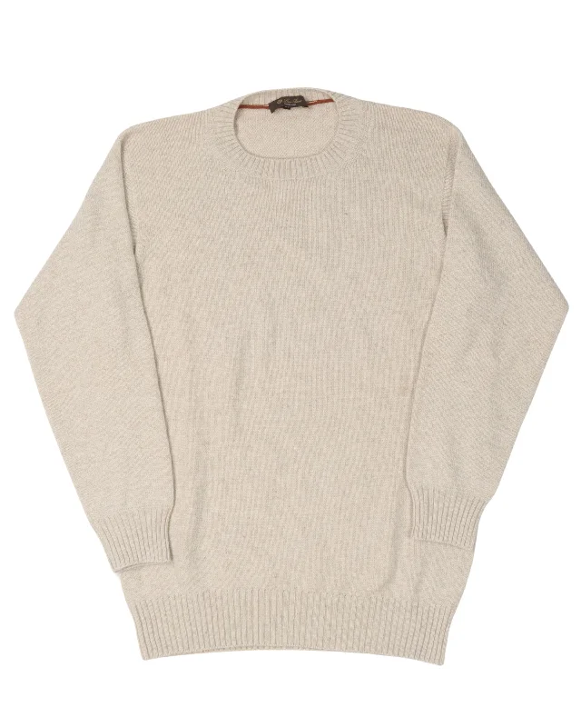 Cashmere Sweater Collared Crew Neck Turtle Neck