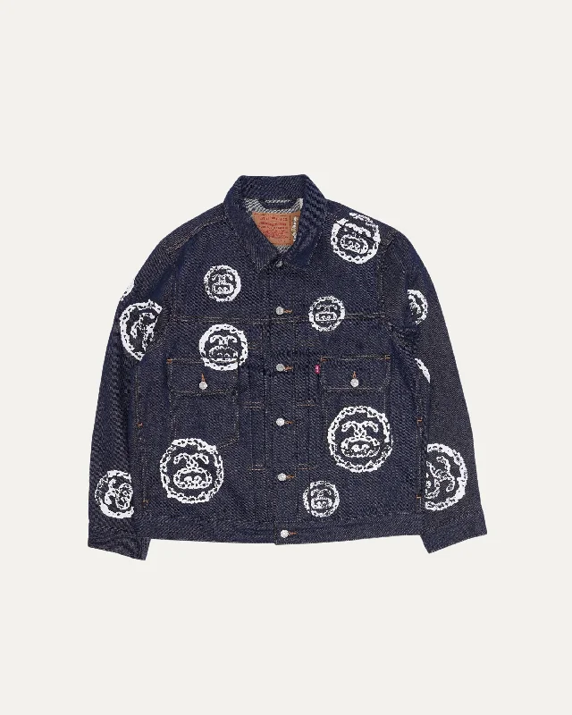 Denim Tears Levi's Type 2 Trucker Jacket Wool Jacket Cashmere Jacket Tweed Jacket