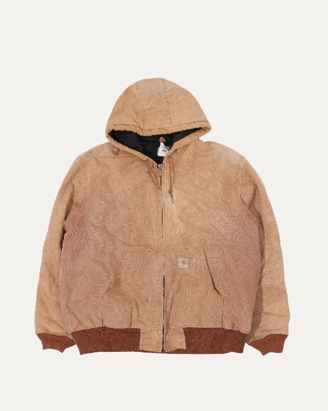 Carhartt Hooded Active Jacket Tiered Jacket Buttoned Jacket Zippered Jacket