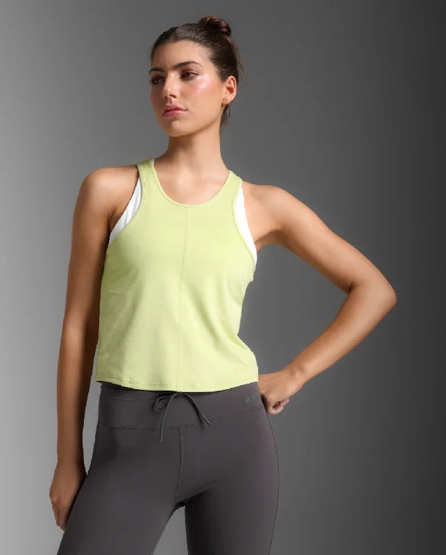 Form Soft Jersey Crop Tank fitted tank top