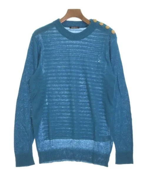 BALMAIN Sweaters Velvet Chenille Corduroy