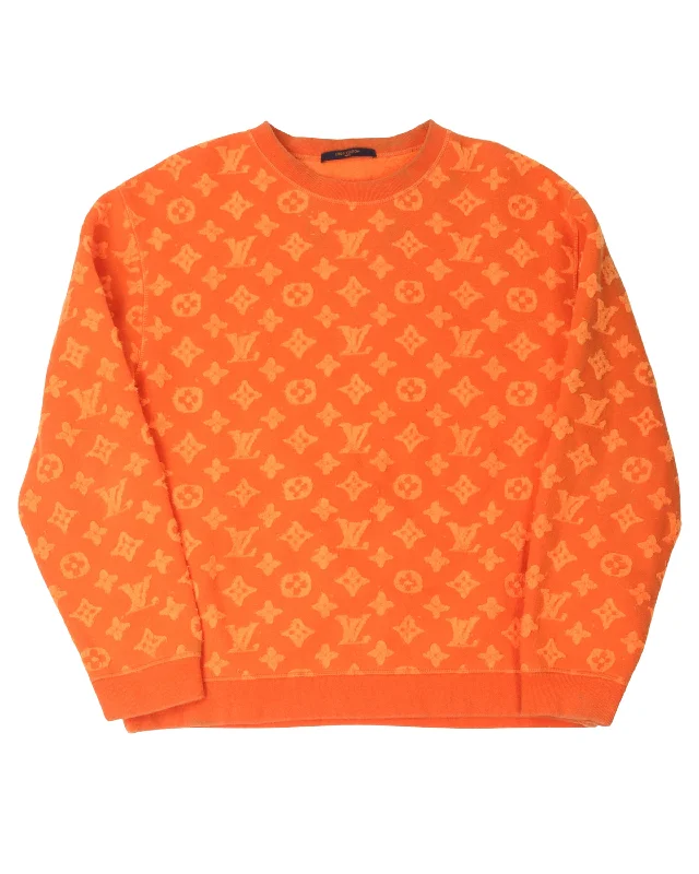 Monogram Sweater Seamless Knitted Crochet