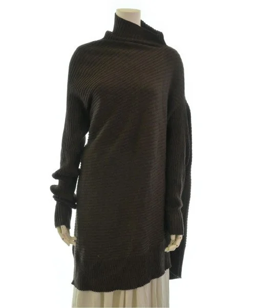 BLACK by moussy Sweaters Mesh Sweater Canvas Denim
