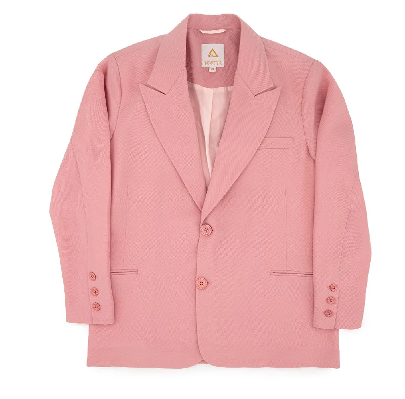 Tailored Jacket Light Pink Fleece Jacket Down Jacket Feather Jacket