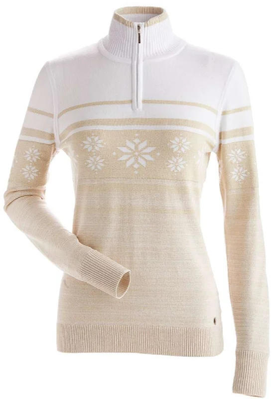 Nils Ladies Deer Valley Metallic Sweater 2022-2023 Anti-Pilling Anti-Shrink Durable