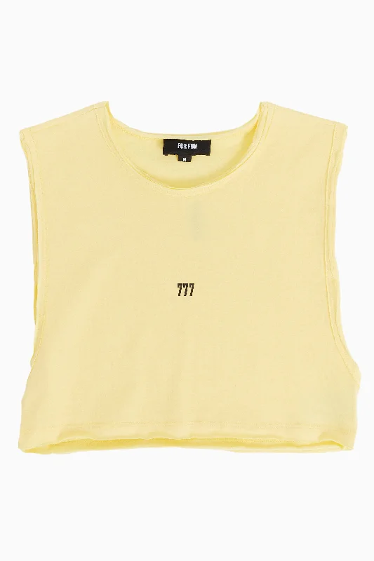 777 / Sleeveless Crop Tank Top boho tank top