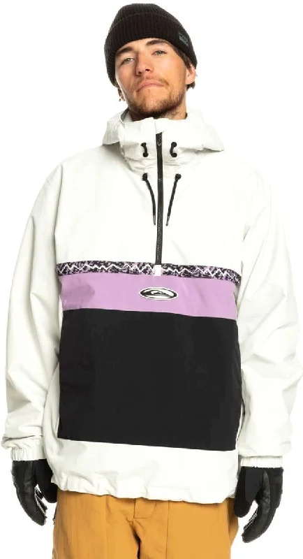 Quiksilver Steeze Shell Jacket 2024 Snapped Jacket Toggled Jacket Drawstring Jacket