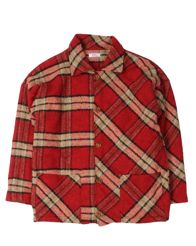 Checked Tweed Jacket Rayon Fabric Velvet Fabric Corduroy Fabric