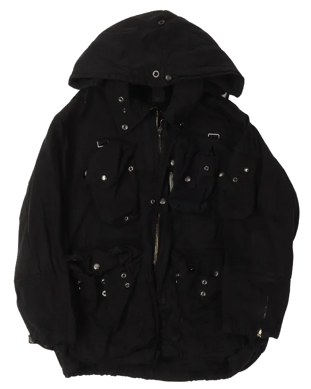 Modified Over-Dyed Swiss Alpenflage Cargo Jacket Quilted Jacket Puffer Jacket Insulated Jacket Modified Over-Dyed Swiss Alpenflage Cargo Jacket Quilted Jacket Puffer Jacket Insulated Jacket