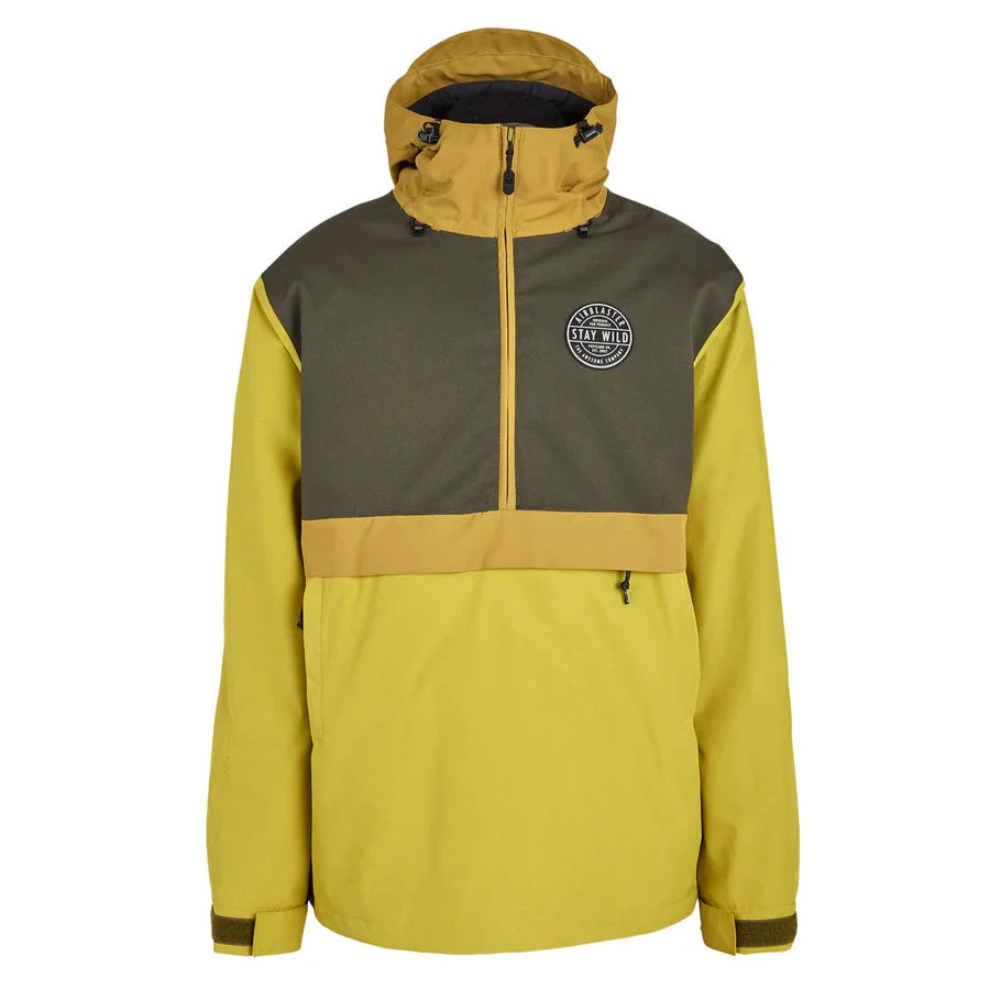Airblaster Trenchover Half Zip Shell Jacket 2025 Wool Fabric Cashmere Fabric Tweed Fabric