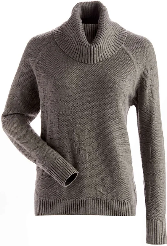 Nils Ladies Aspen Turtle Neck Sweater 2022-2023 Solid Color Striped Floral Print