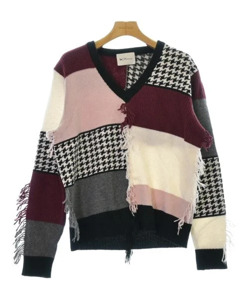 Be Blumarine Sweaters Ribbed Striped Patterned