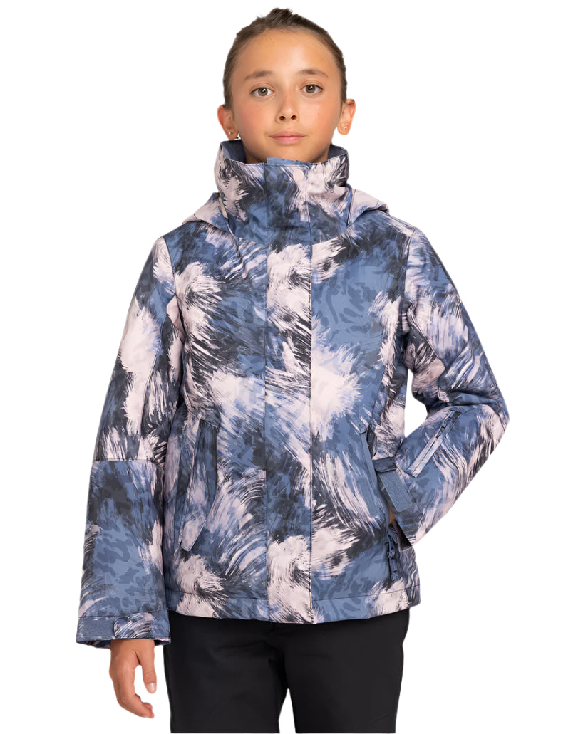 Roxy Girls' Jetty Insulated Jacket 2025 V-Neck Jacket Boat Neck Jacket Square Neck Jacket
